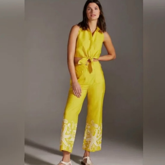 2 piece of Anthropology Maeve set - Picture 1 of 8